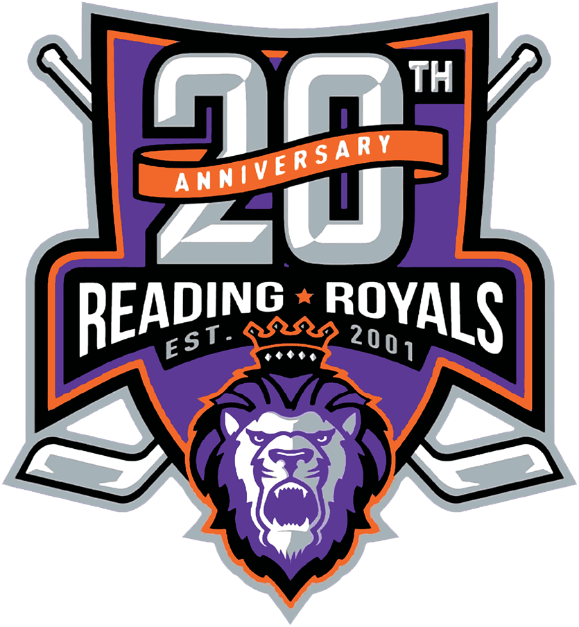 Reading Royals 2021 Anniversary Logo iron on transfers for T-shirts